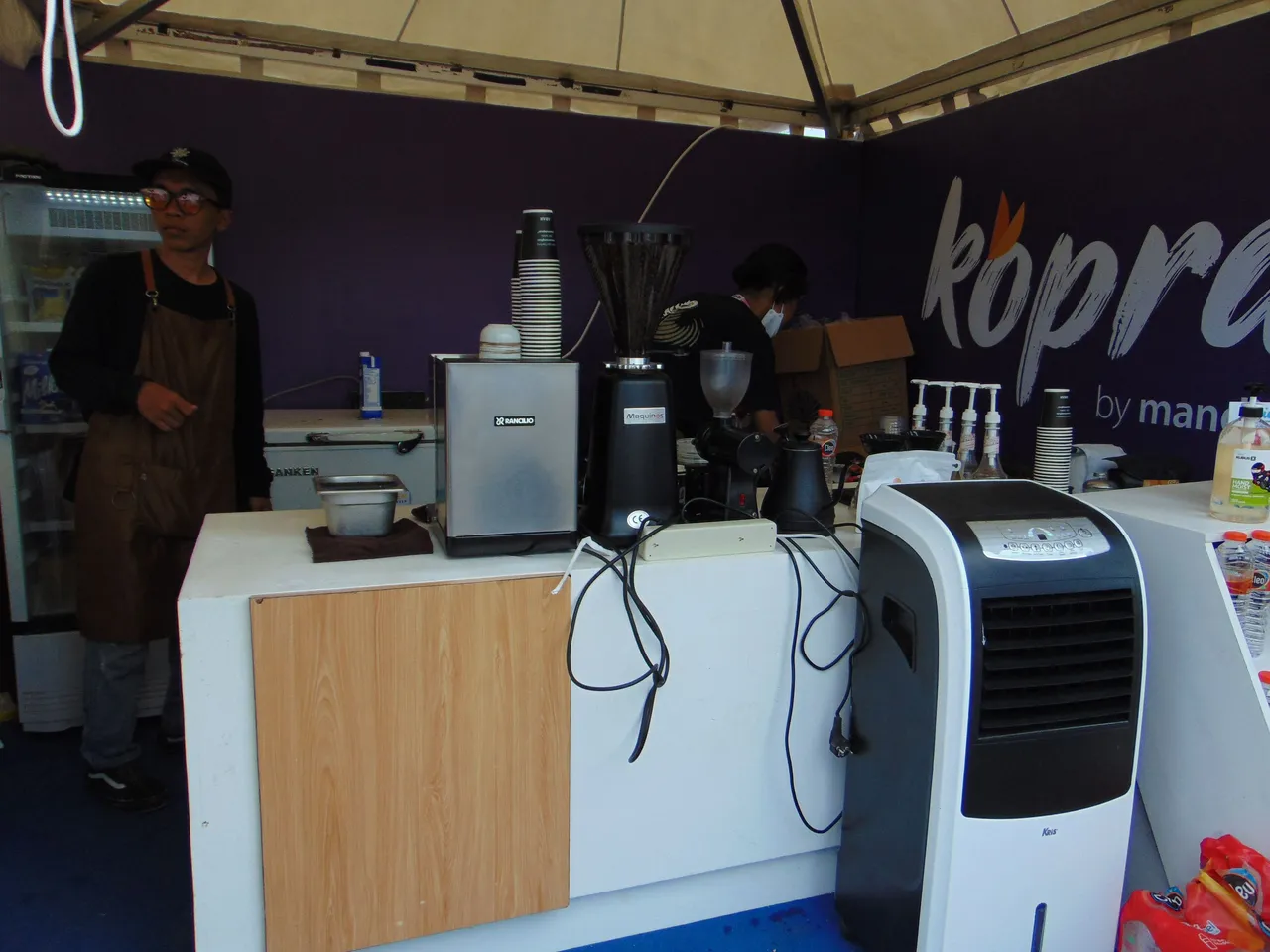 The only gourmet coffee available