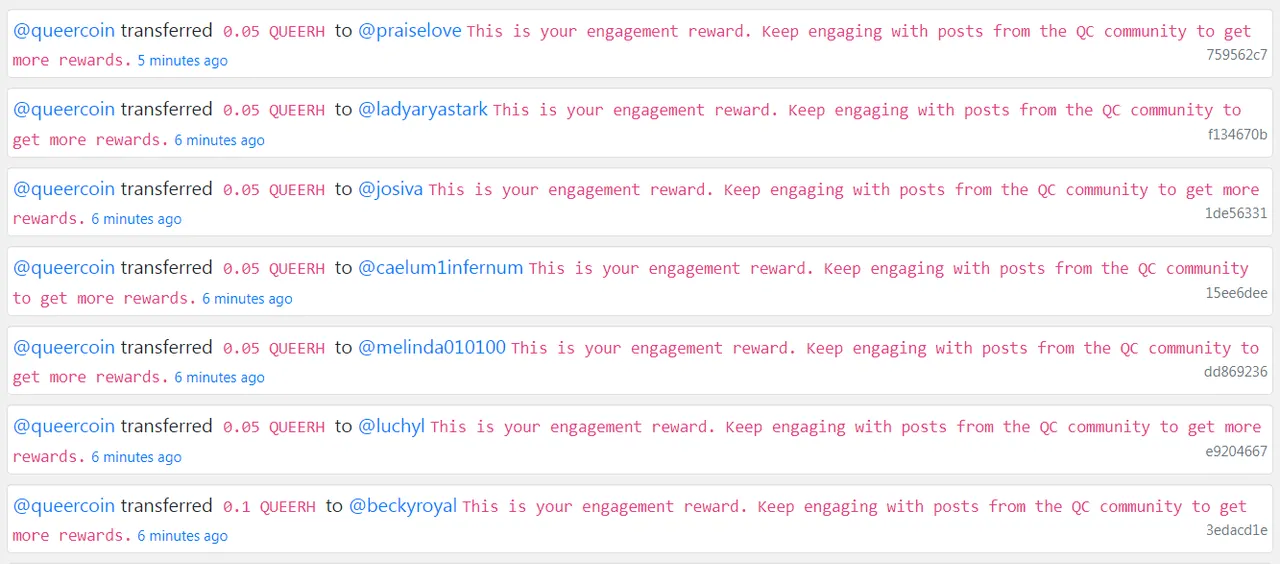 engagement and sharing rewards contest 105