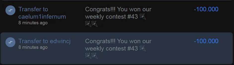 Ecency Points rewards QC Contest 43