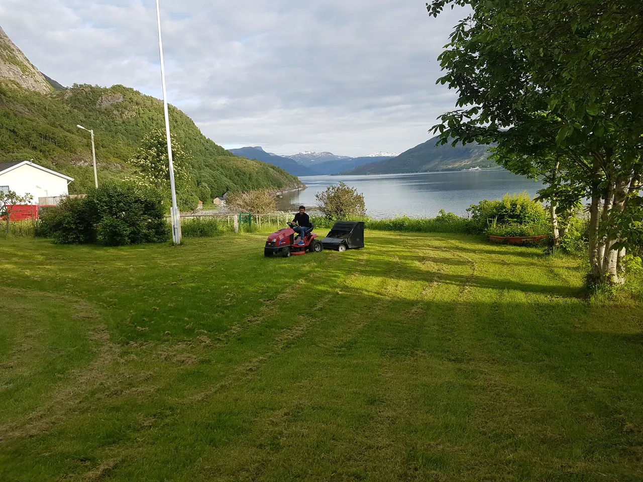 Our backyard in norway