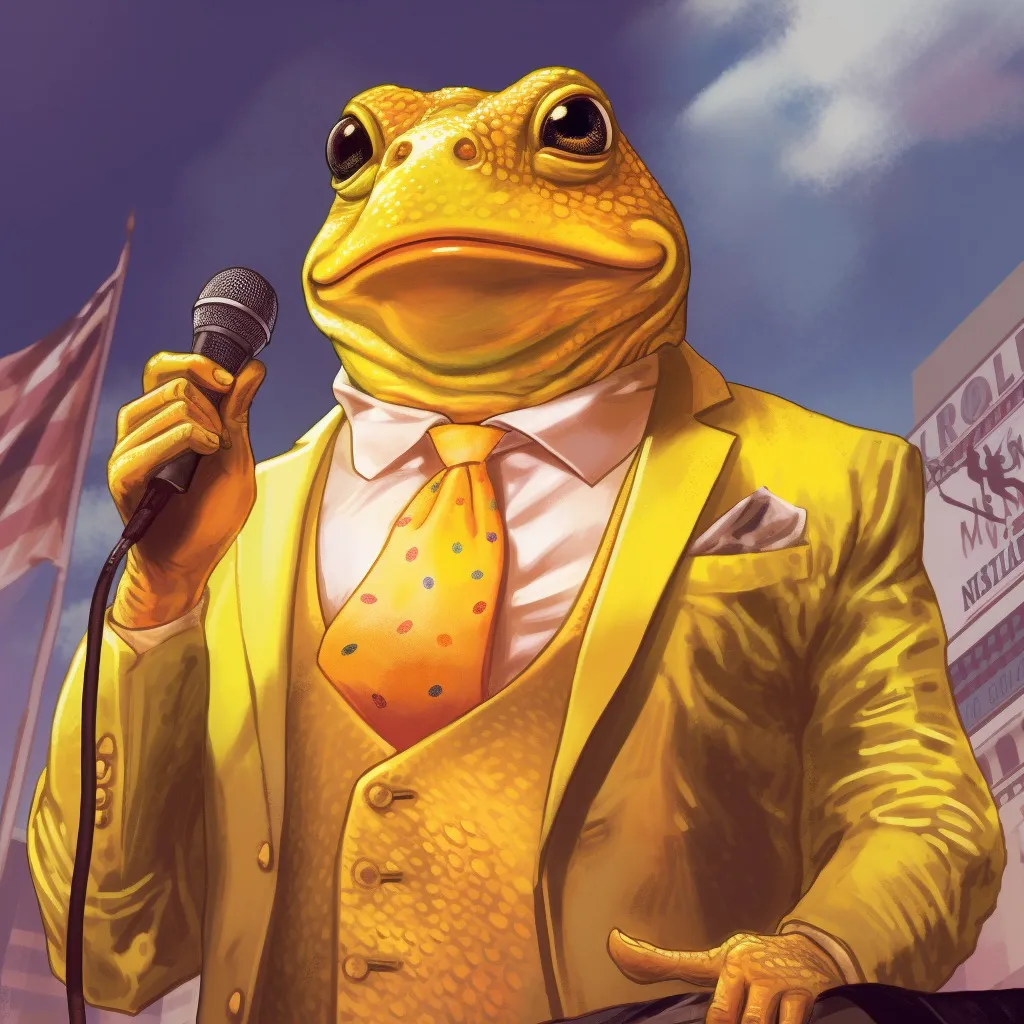 palmtrips_an_illustration_of_a_wise_yellow_toad_is_the_Presiden_ab8ac020-7631-4d4f-b857-09f8405273ee.png