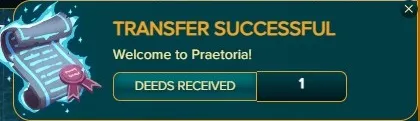 Successful transfer of plots