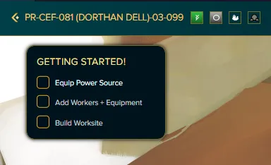 Getting started checklist