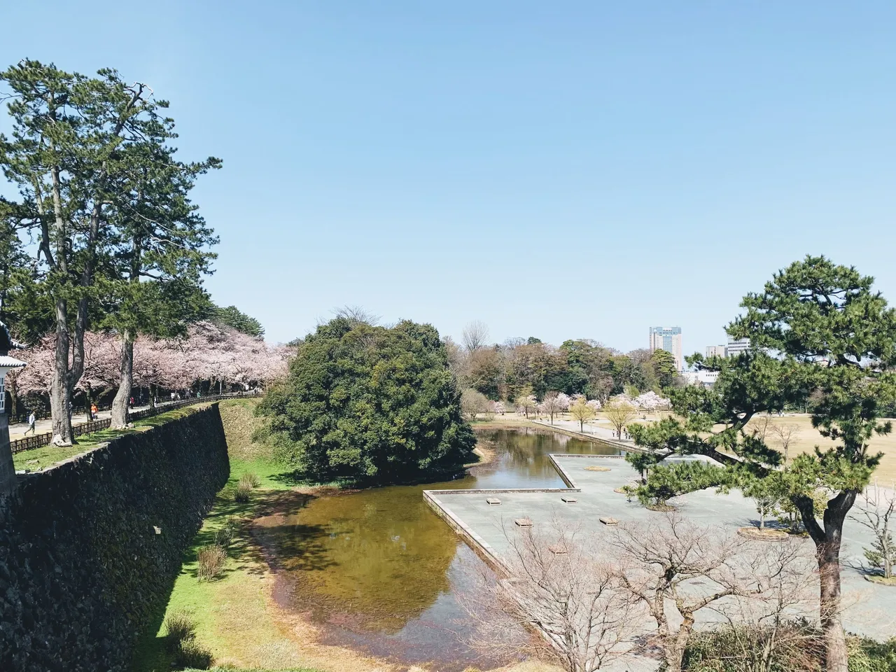 View from one of the castle buildings