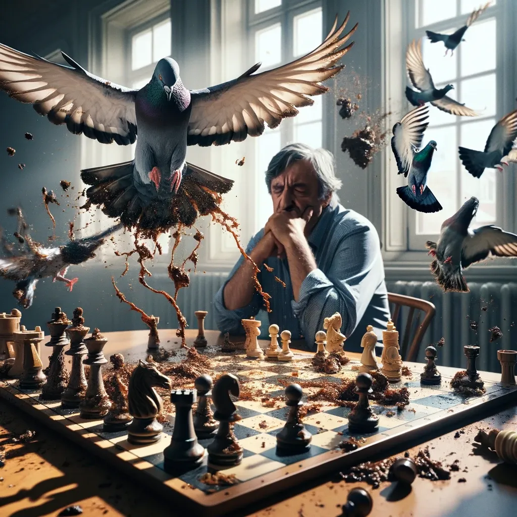 Man Playing chess with a pigeon_5.webp