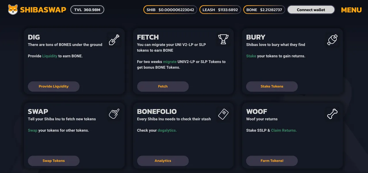 The next part of introducing Shiba Inu coin sees us take a look at the ShibaSwap decentralised exchange.