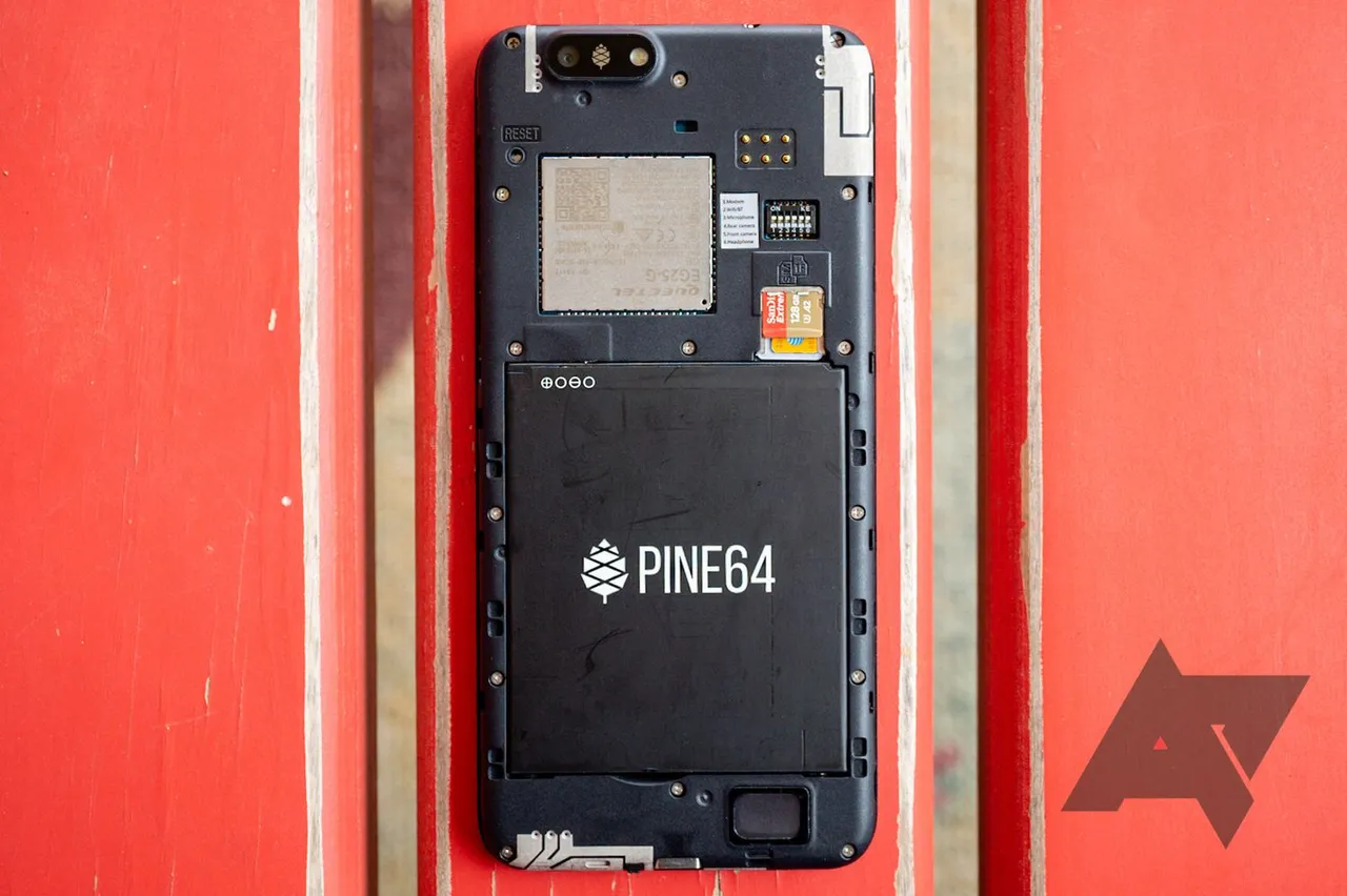 Pine64[Source](https://www.androidpolice.com/2020/08/13/the-linux-based-pinephone-is-the-most-interesting-smartphone-ive-tried-in-years/)