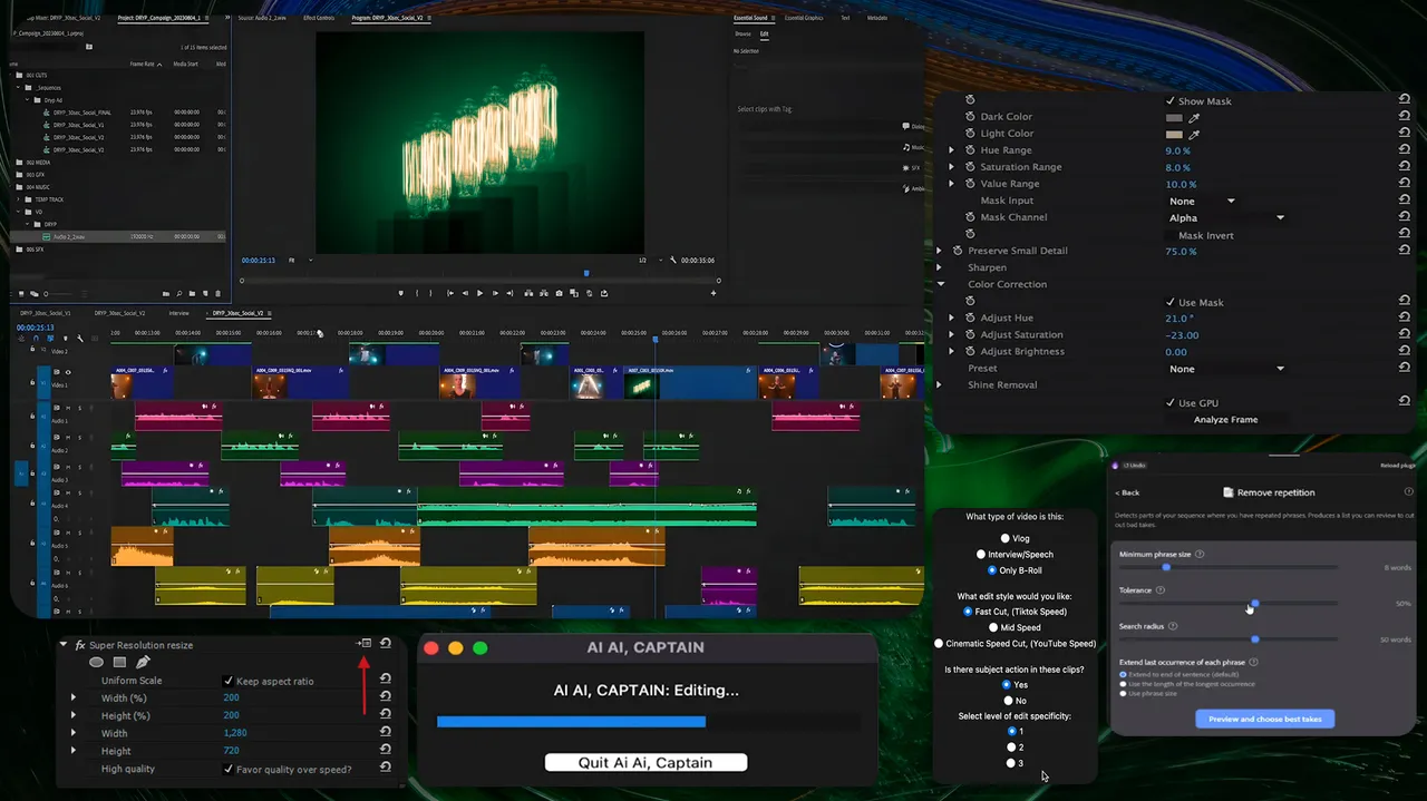 Top AI-powered Plugins List for Premiere Pro
