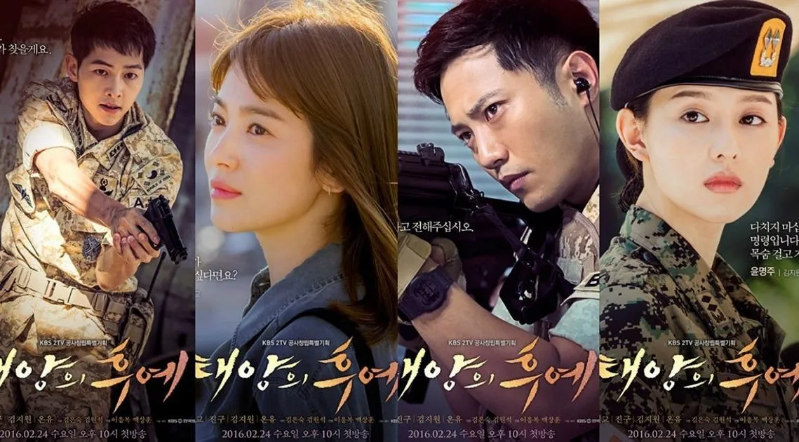 From Left to Right (Song Joong-ki, Song Hye-kyo, Jin Goo and Kim Ji-won)