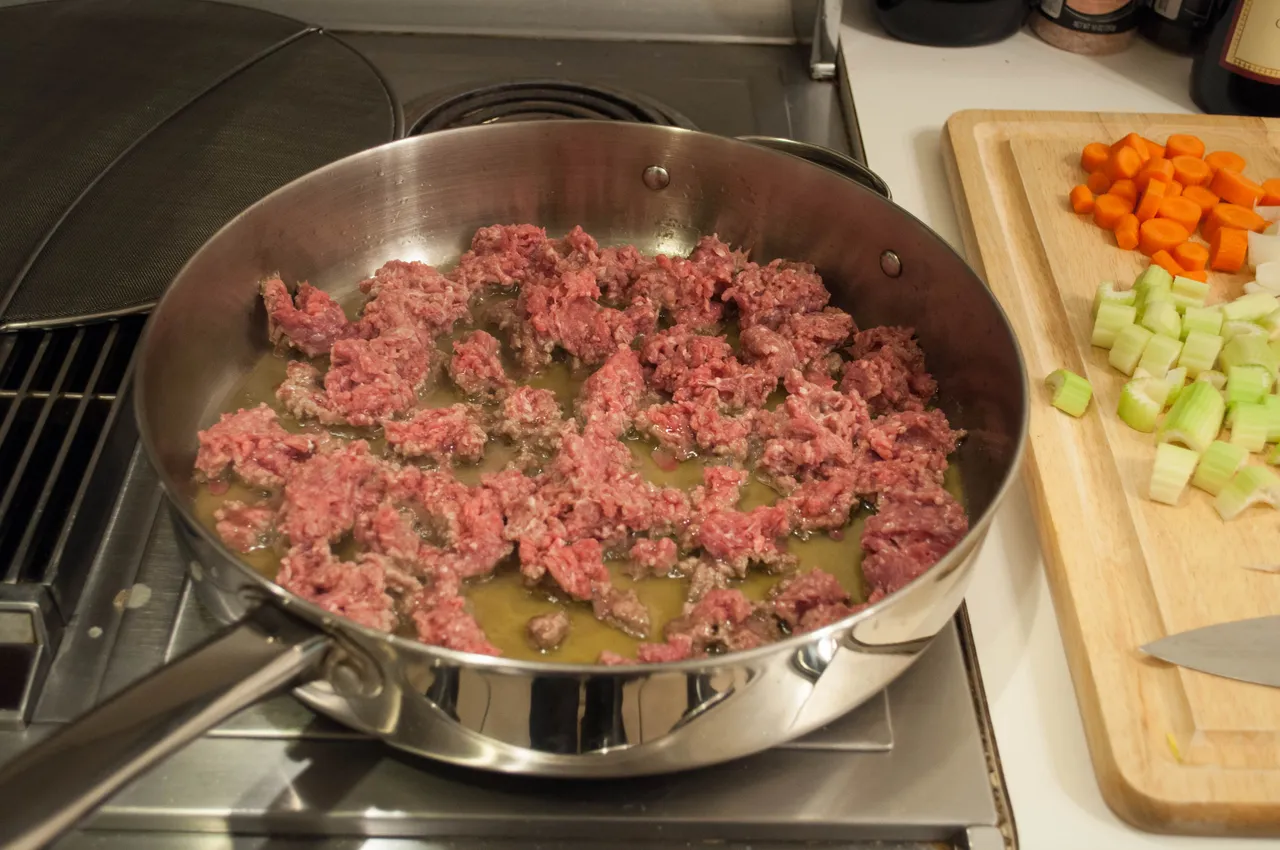 Frying Meat