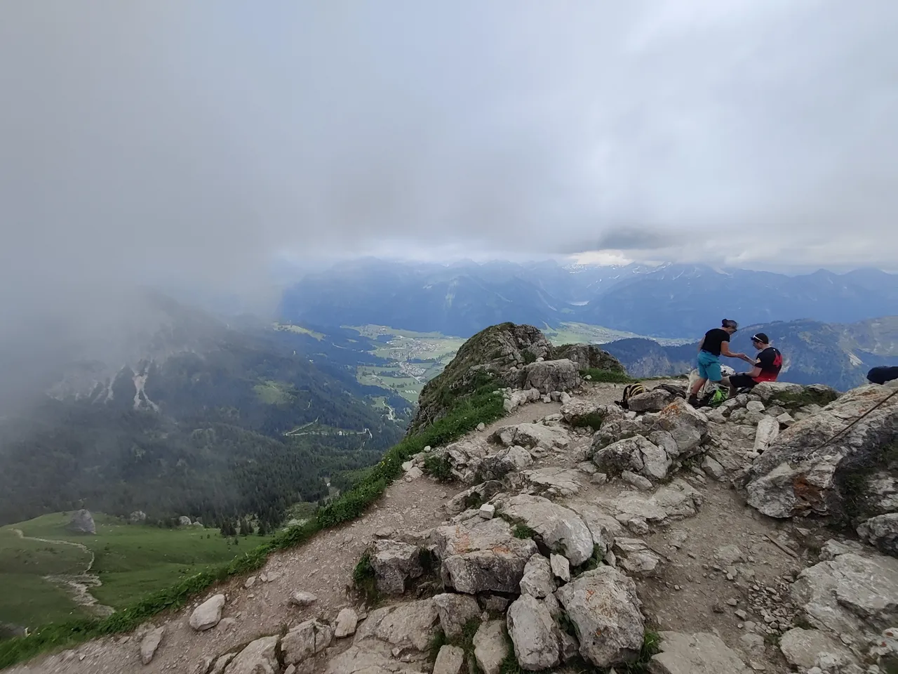 Aggenstein Mountain Top in the Allgau region