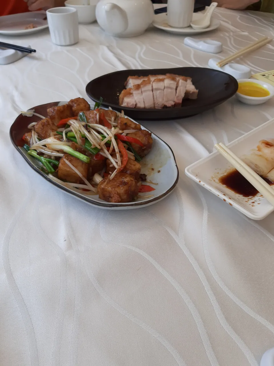 Not Tofu, I Think It’s Turnip Cake In Dice Form
