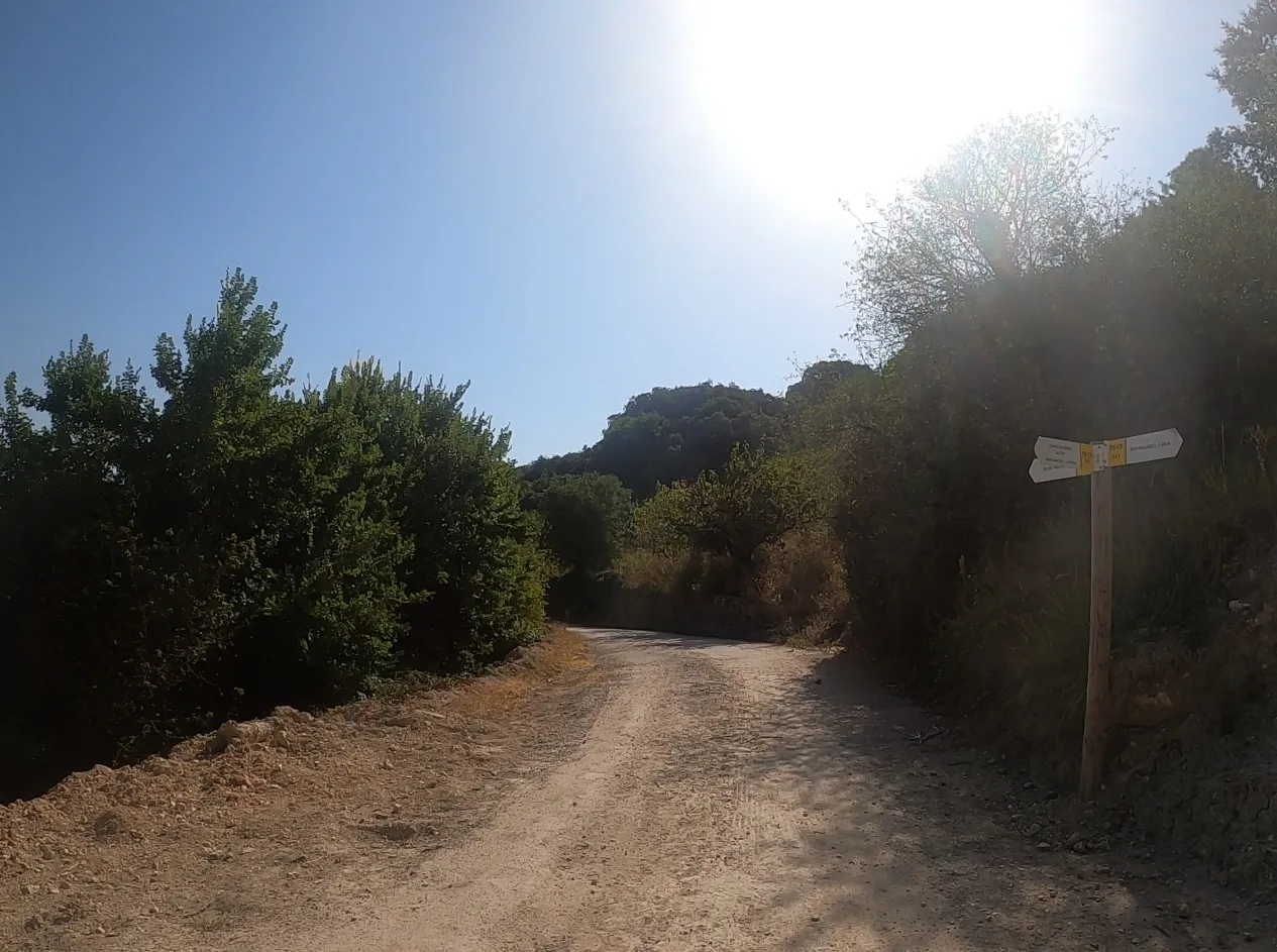 Last sign post from Benimaurell town to Fleix town (almost finishing the route).