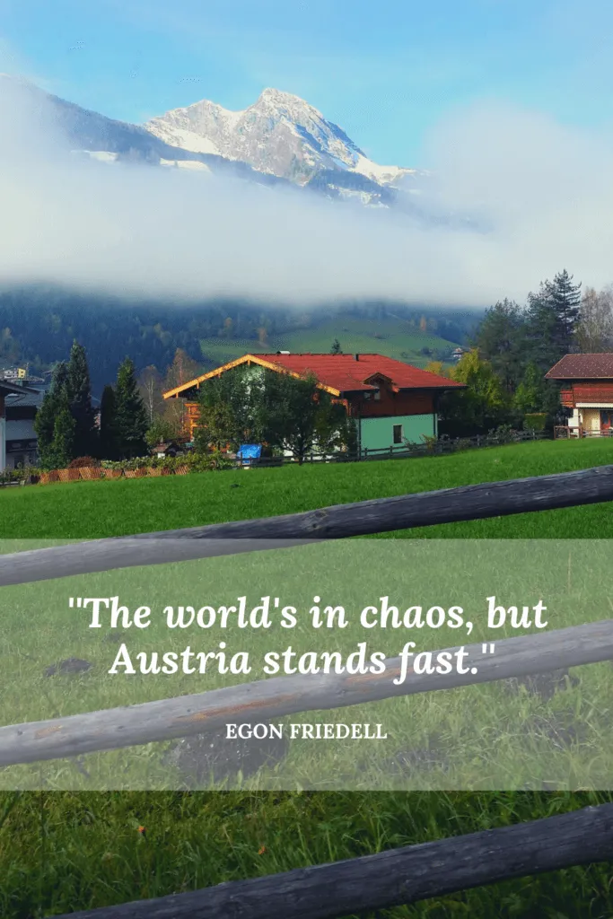 Quotes about Austria, photo by My Small Travel Guide. All rights reserved.