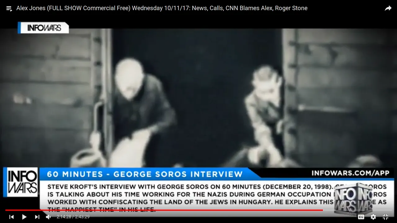 SOROS 1998-12-20 on TV 60MIN STEVE KROFT SOROS WORKED WITH NAZI in WWII.png