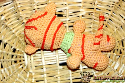 DIY * häkeln * Amigurumi * gestreift wie ein Tiger * Katze häkeln * blog.kartoffeltiger.de