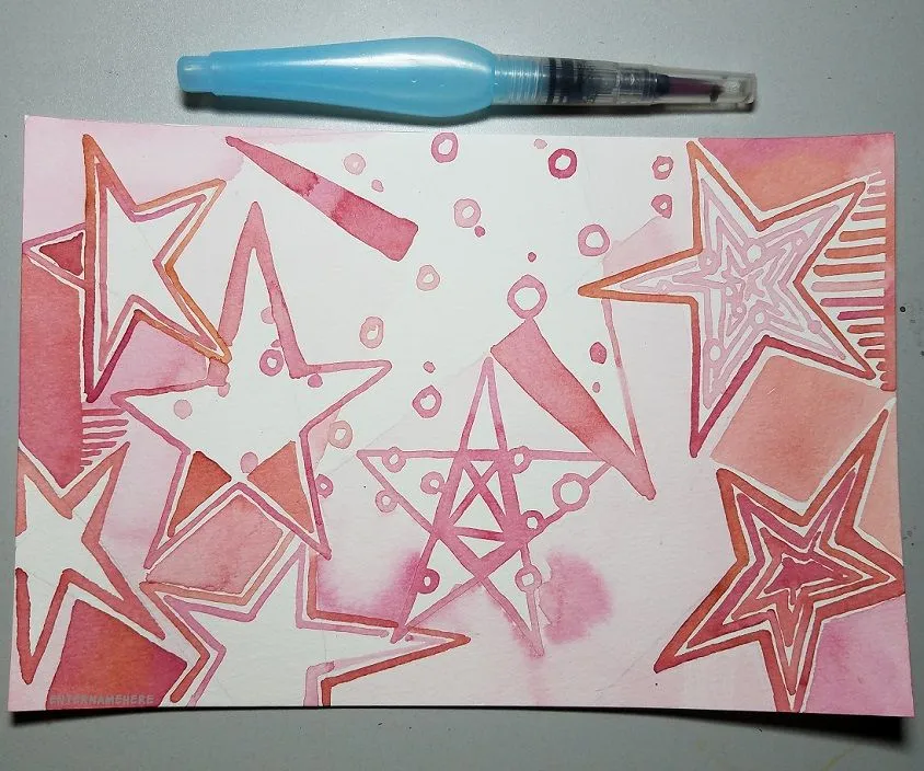 enternamehere-steemit-amscribbles-day10-star-colorful2.jpg