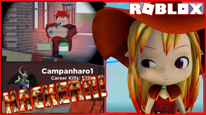 Roblox Arsenal Gameplay! Hacker Caught on Camera in the game!