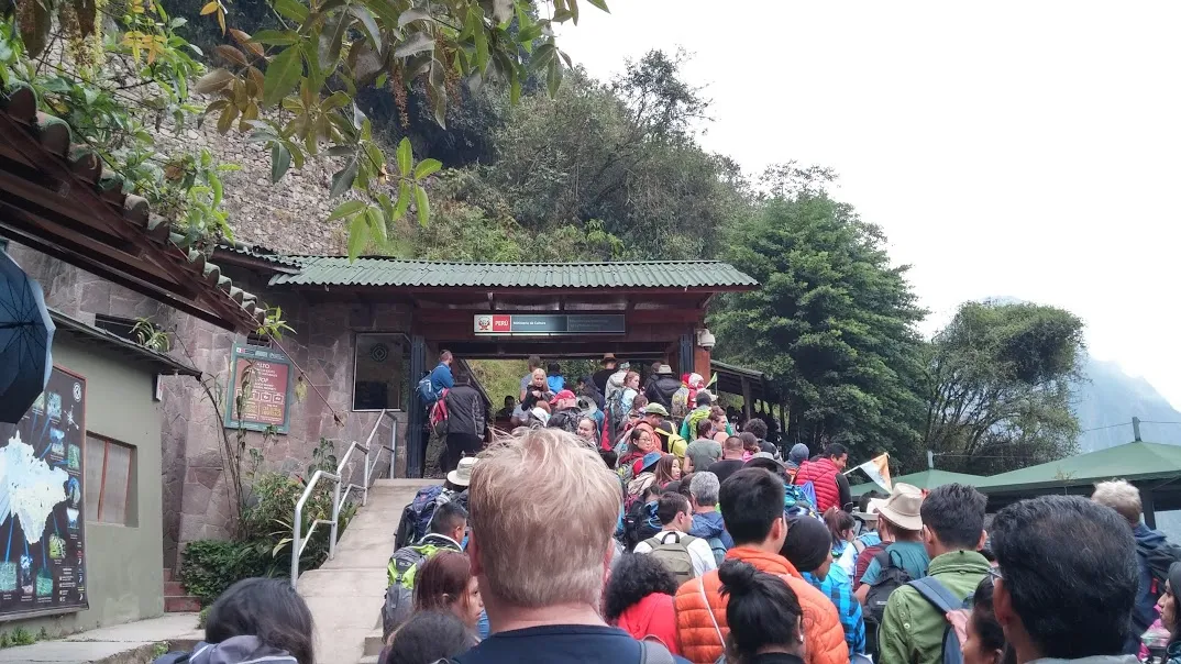 Machu picchu entrance