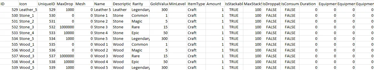 crafting items in database.png