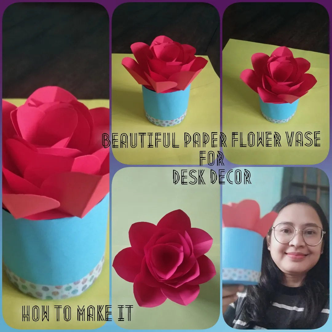 How to Make Beautiful Paper Flower Vase