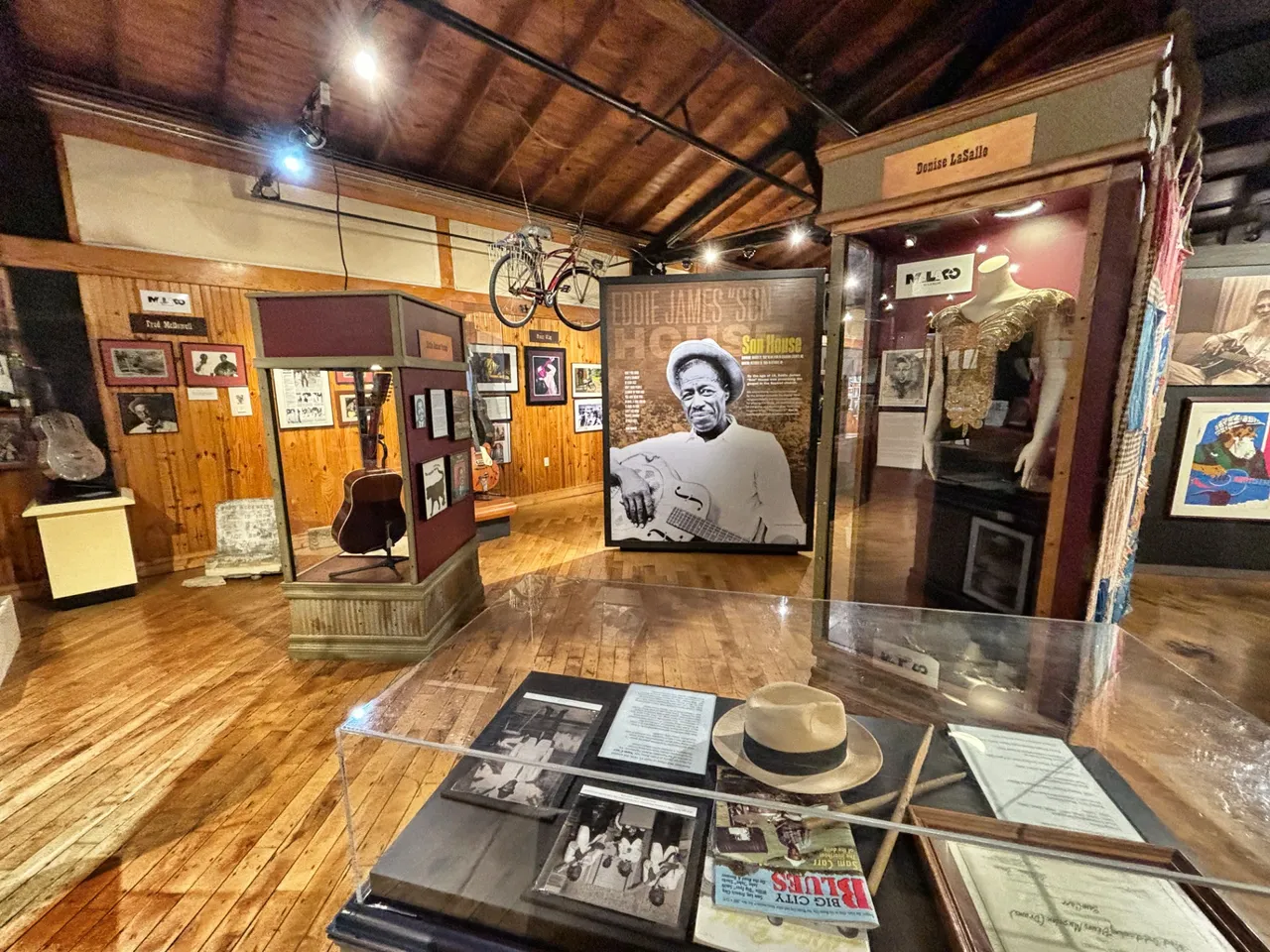 The Delta Blues Museum is a very modern place