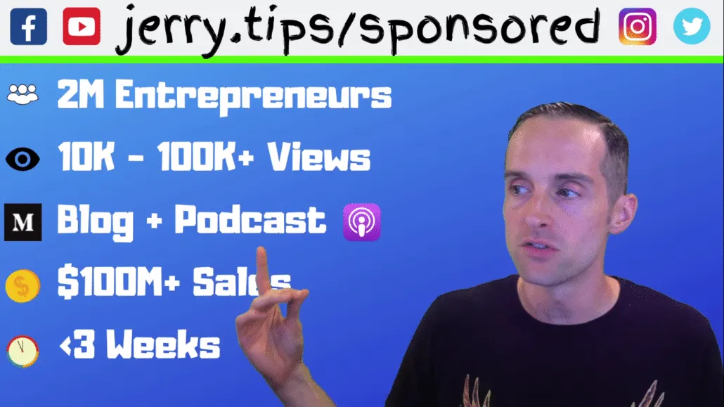 Sponsor a Video With Jerry Banfield