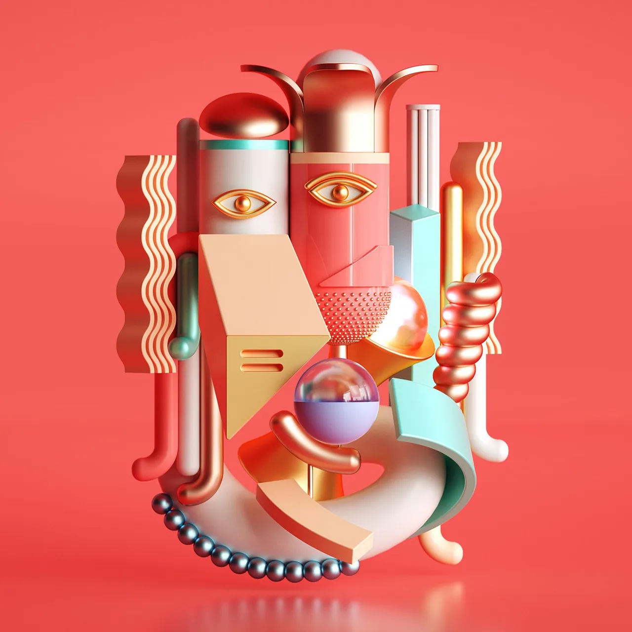 Figurative illustrations by Omar Aqil