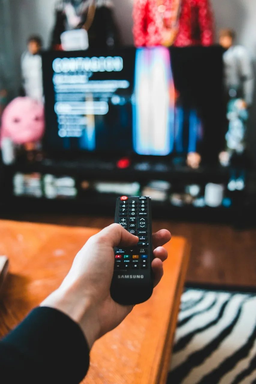 Holding remote control