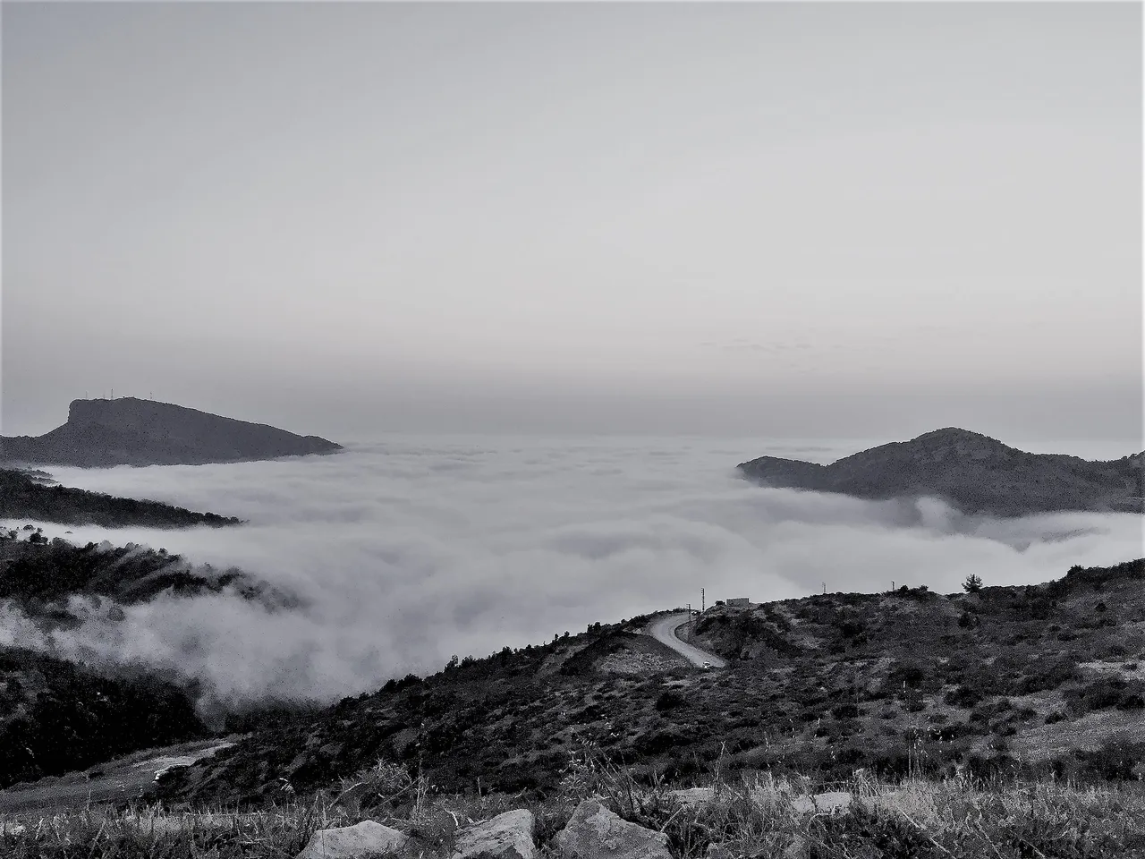Monochrome on Mount Lebanon up above the clouds.jpg