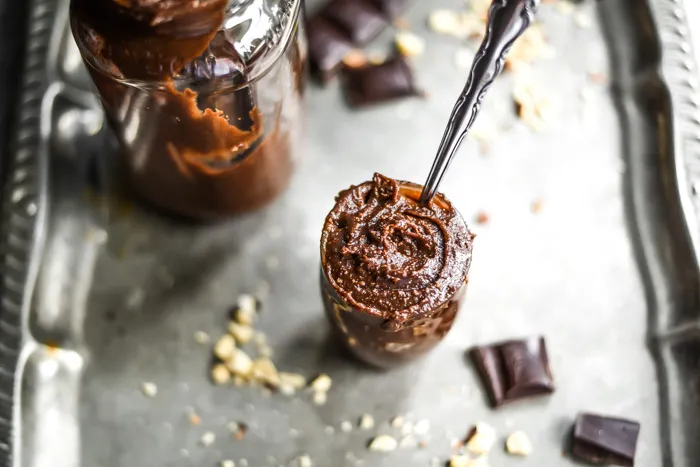 Homemade Chocolate Hazelnut Butter (Nutella)(vegan)-4.jpg