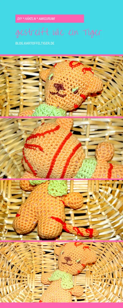 DIY * häkeln * Amigurumi * gestreift wie ein Tiger * Katze häkeln * blog.kartoffeltiger.de