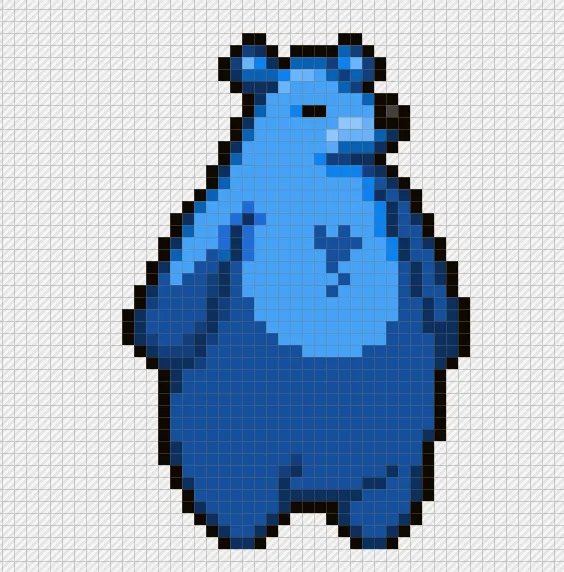 Pixel Art Tutorial - Bear Market