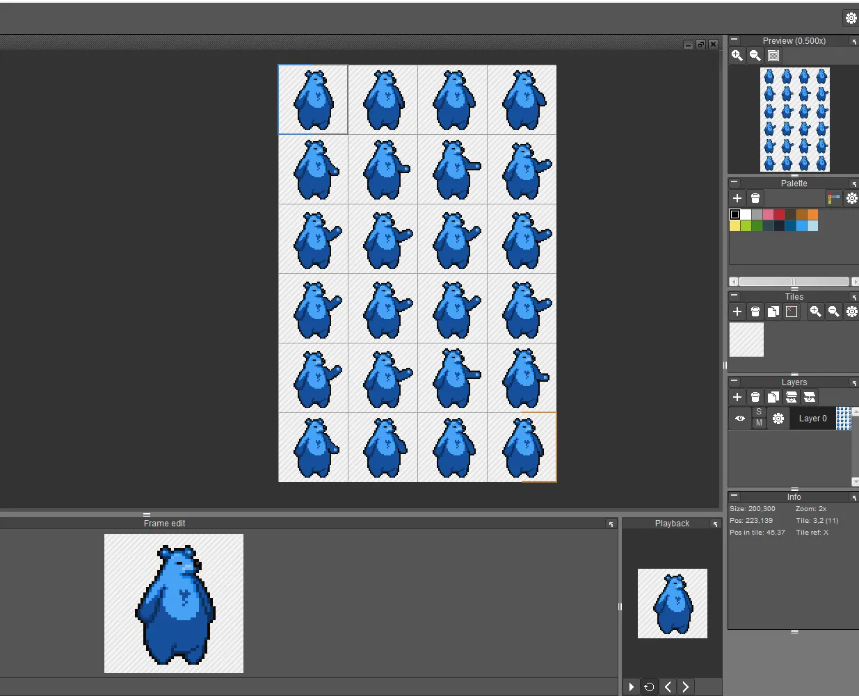 Pixel Art Tutorial - Bear Market