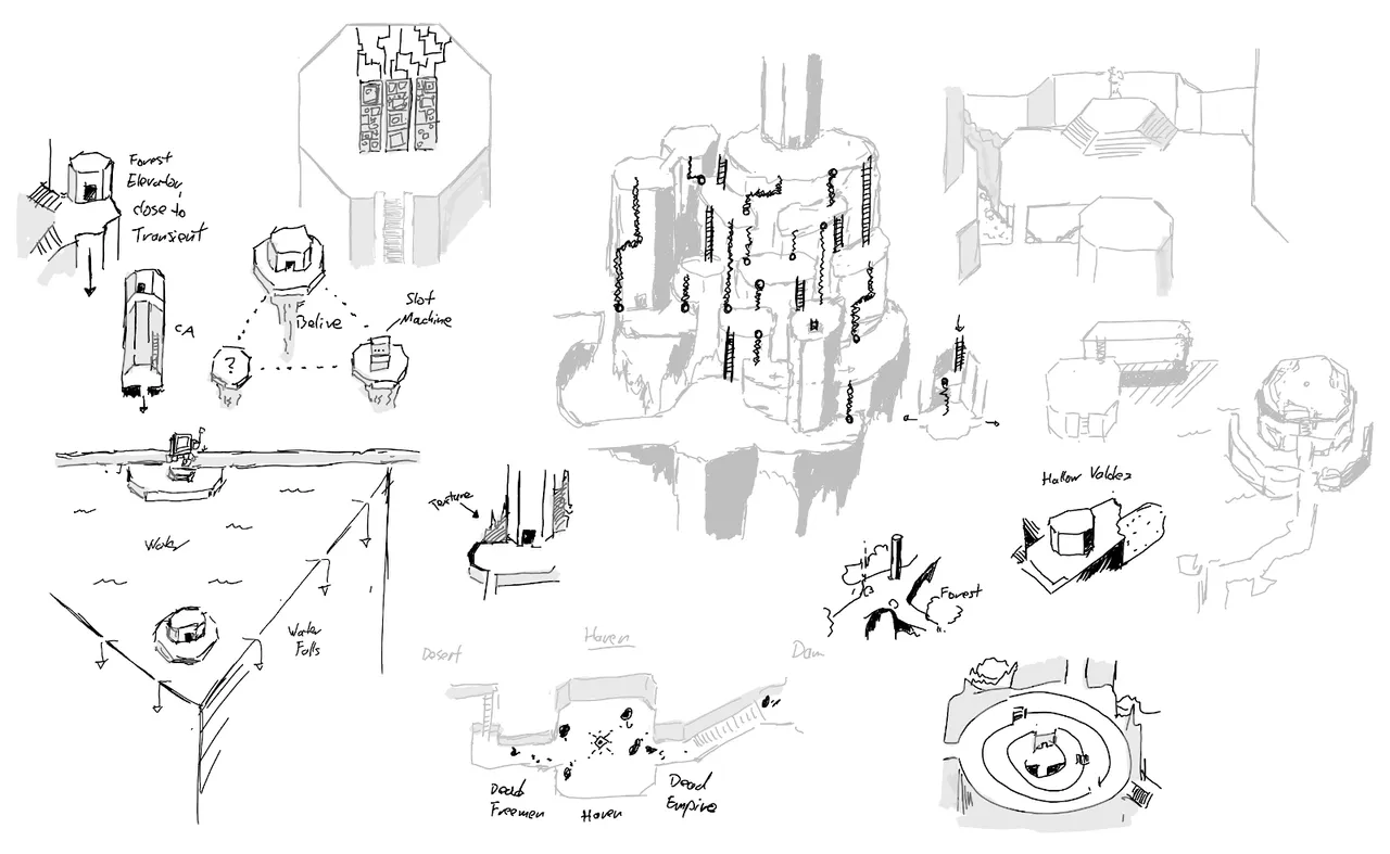 Level details and sketches
