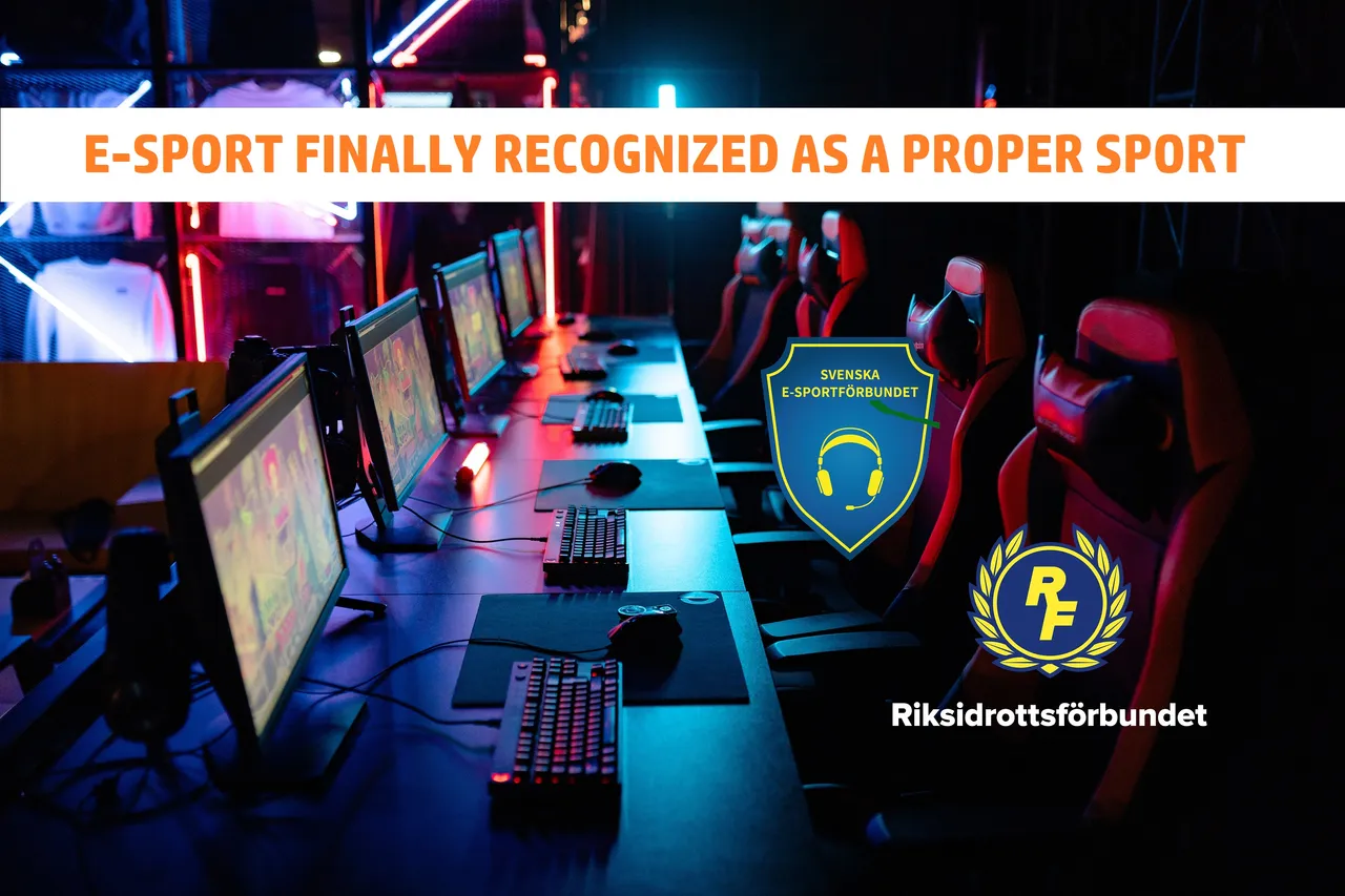 E-Sport is finally recognized as a proper sport