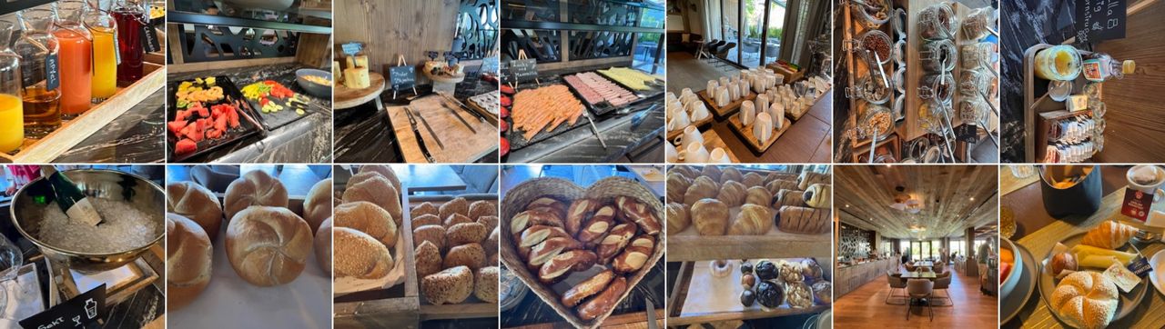 The breakfast was unreal and so amazingly good