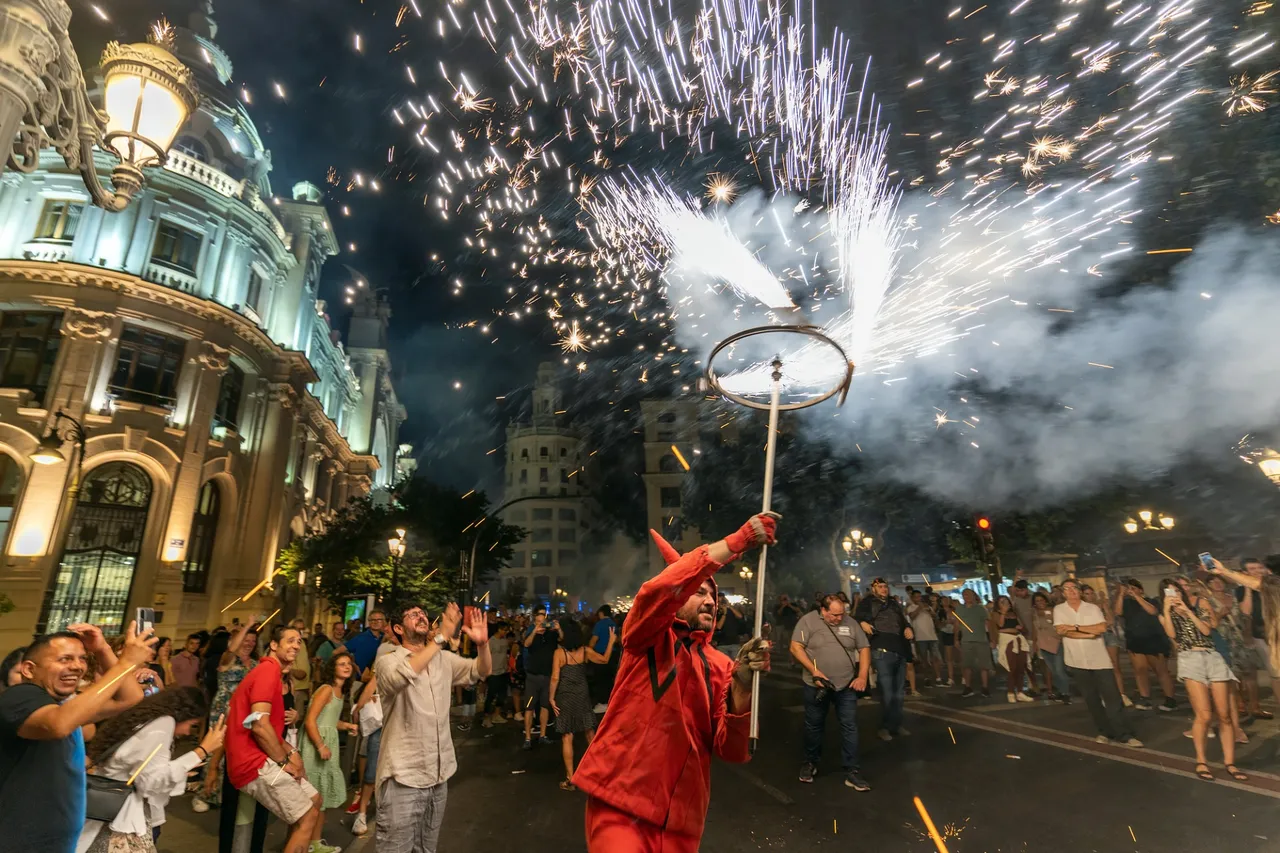 The Gran Fira de Valencia Correfoc 2022 – Fire Parade Through The City Center
