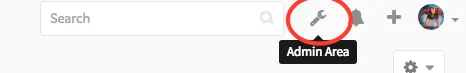 Gitlab Admin Area