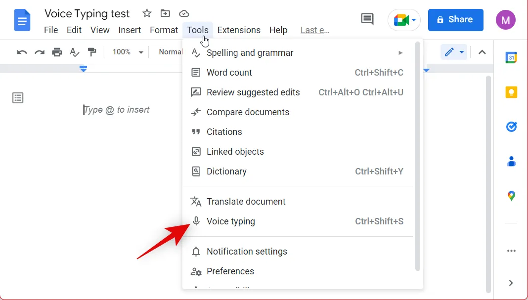 how-to-voice-type-in-google-docs-windows-10