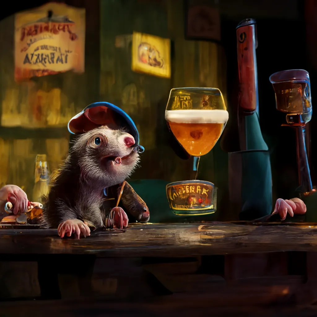 alcoholic ferret tavern, pixar