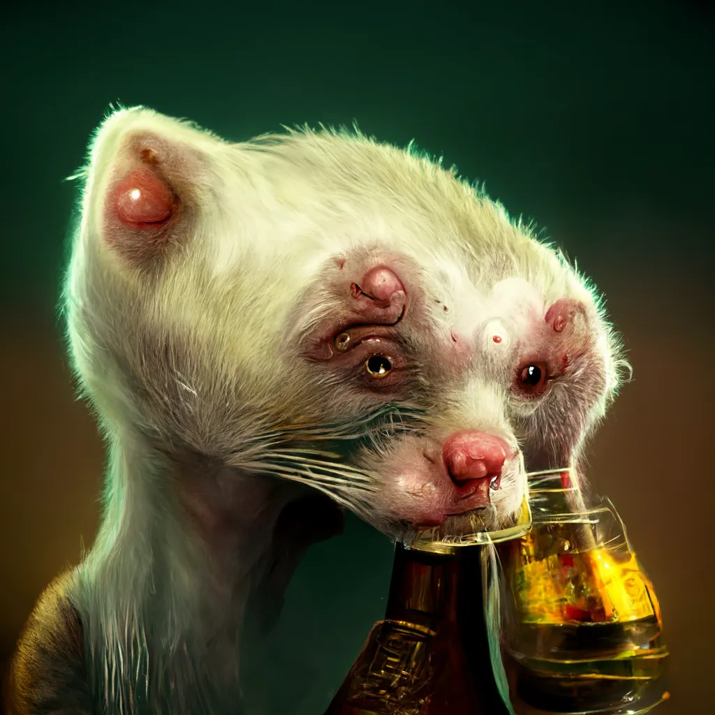 ancient alcoholic ferret