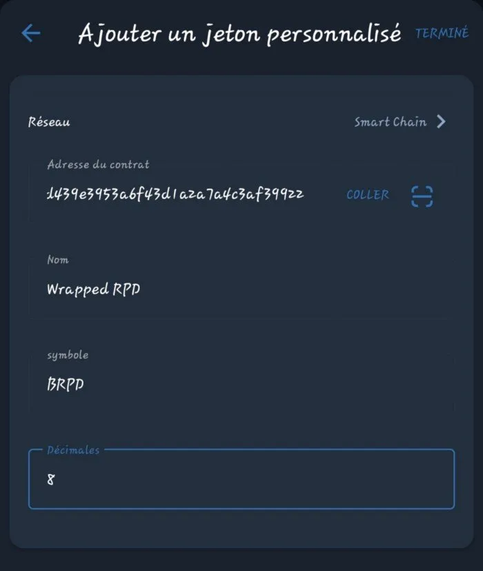 Rapids (BPRD) - Trust Wallet