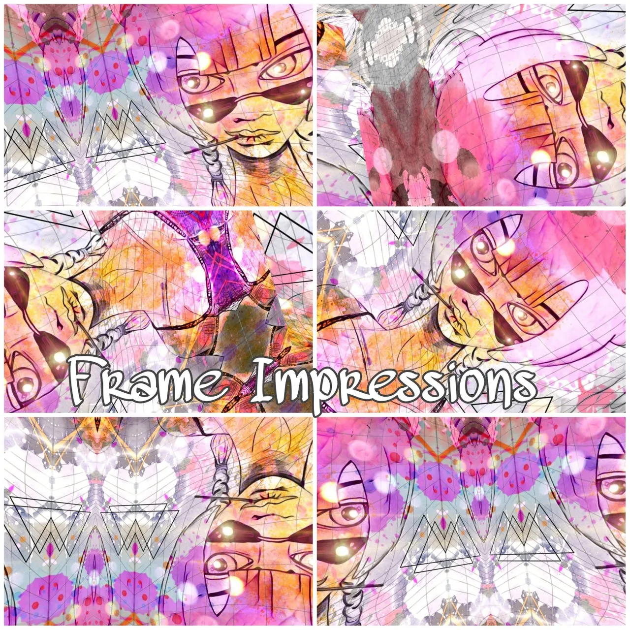 trinityart 60th Hippie Girl frame impressions.jpg