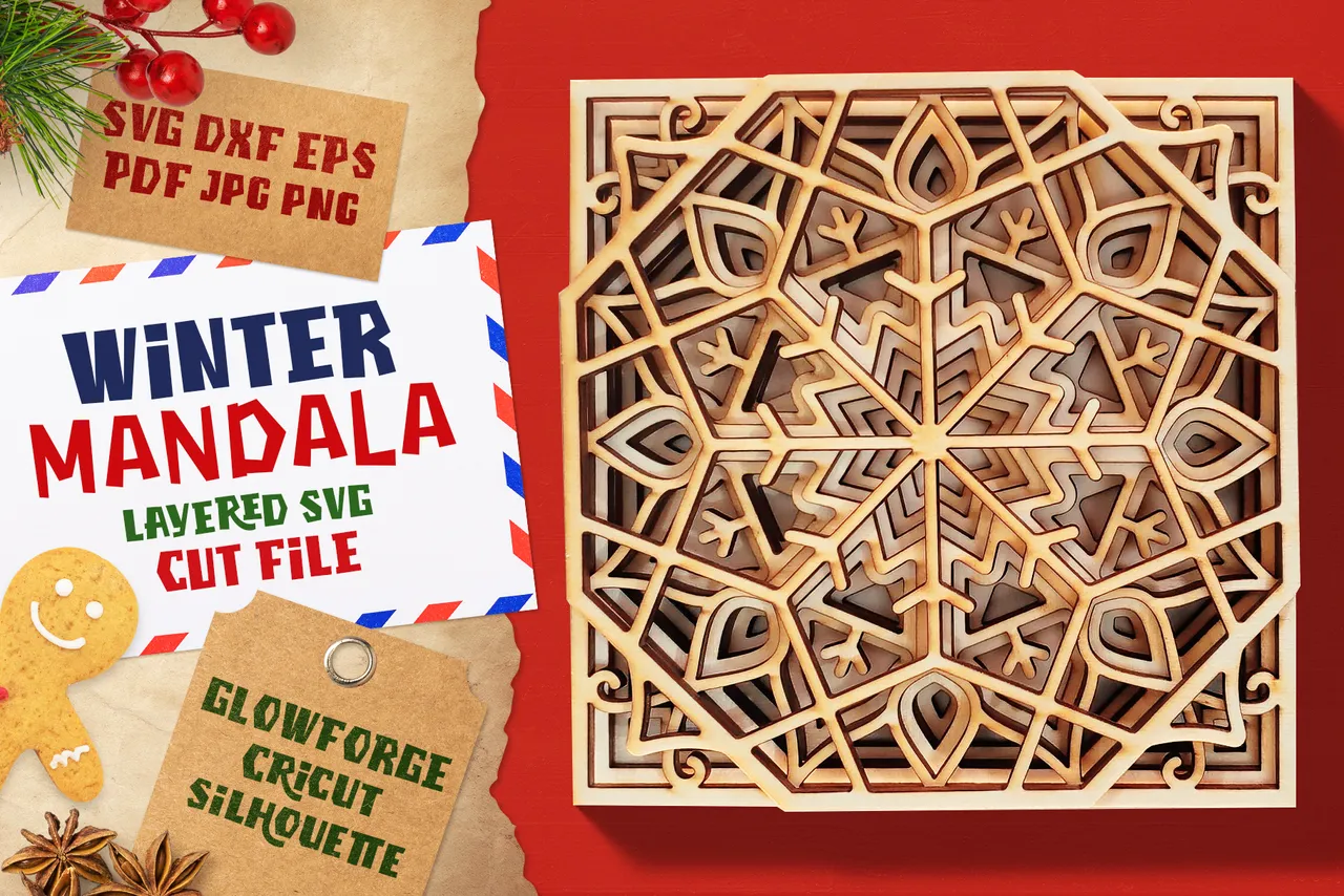 1 WinterMandala3DLayeredSVGCutFilePreview1.jpg