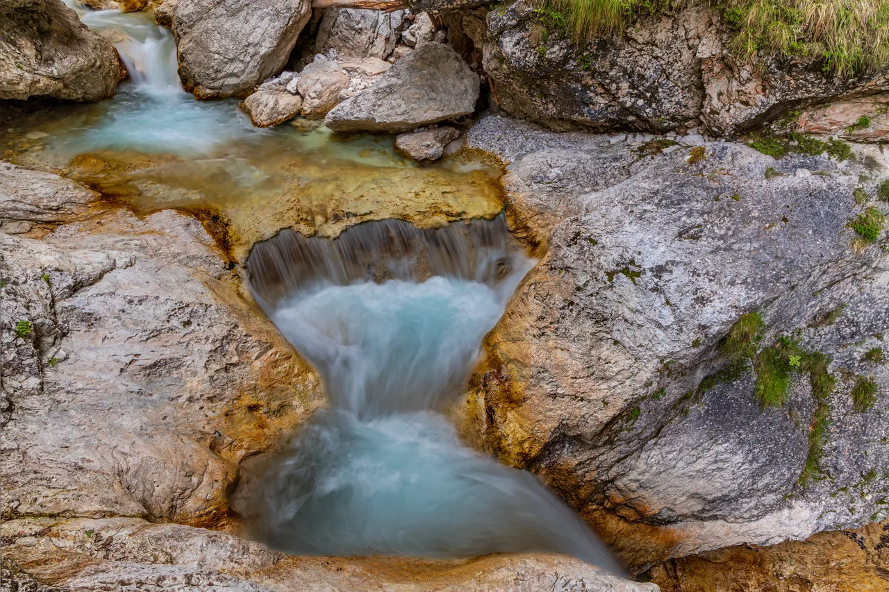 Mlinarica Waterfall - The Soča Valley - The Soča River