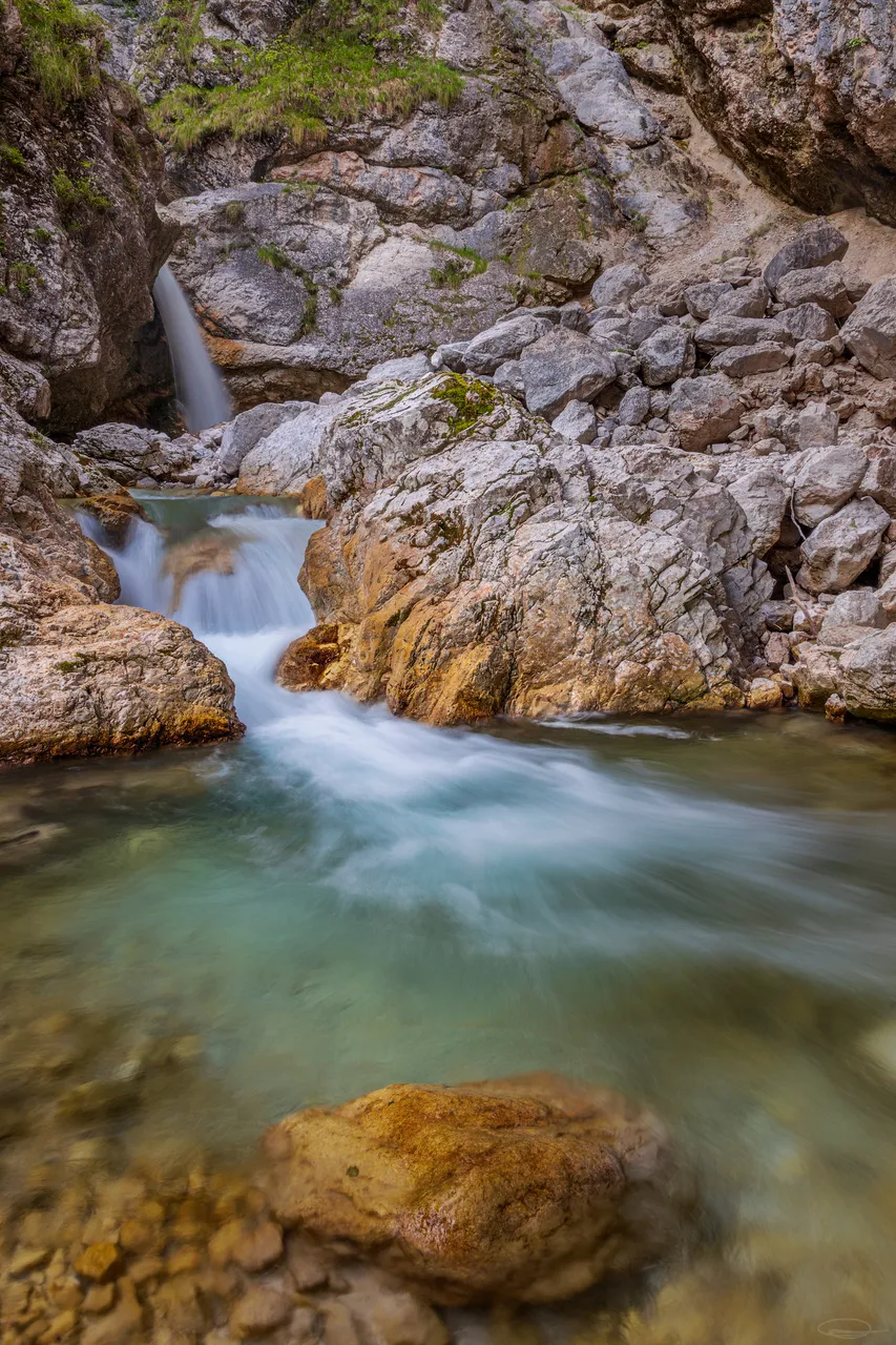Mlinarica Waterfall - The Soča Valley - The Soča River