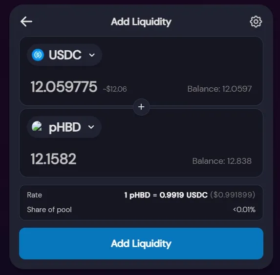 LEO pHBD add liquiditiy USDC.jpg