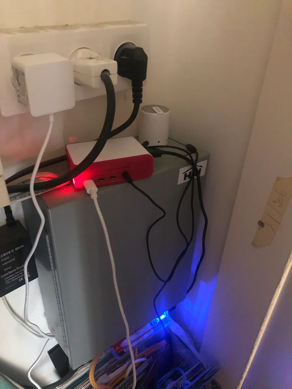 Raspberry Pi in the cupboard.jpg