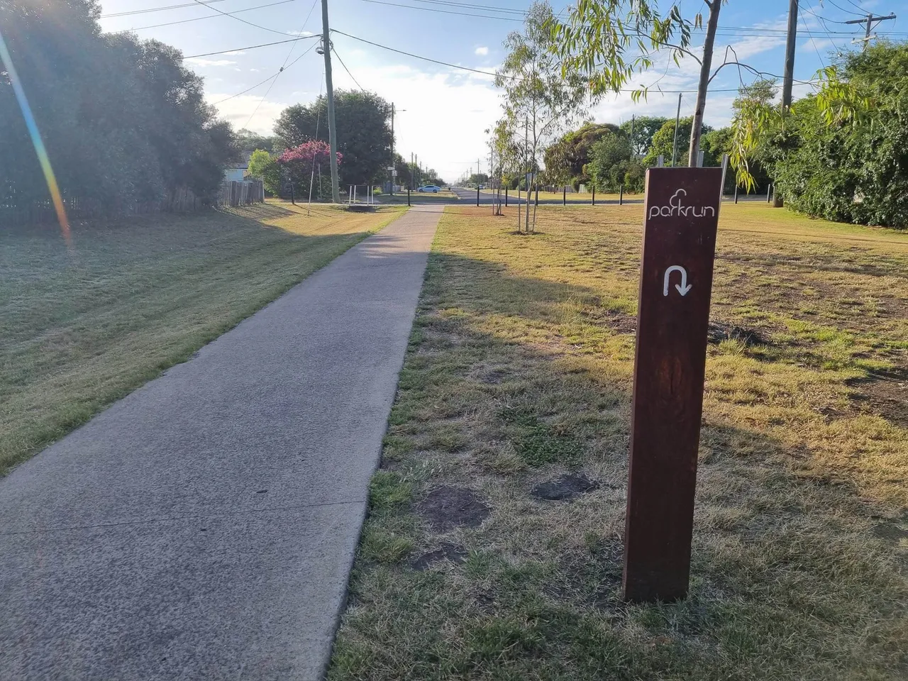 I was so busy chatting on the first lap that I ran straight past this! Thankfully, the local I was running with was quick to call me back and I was en route again.